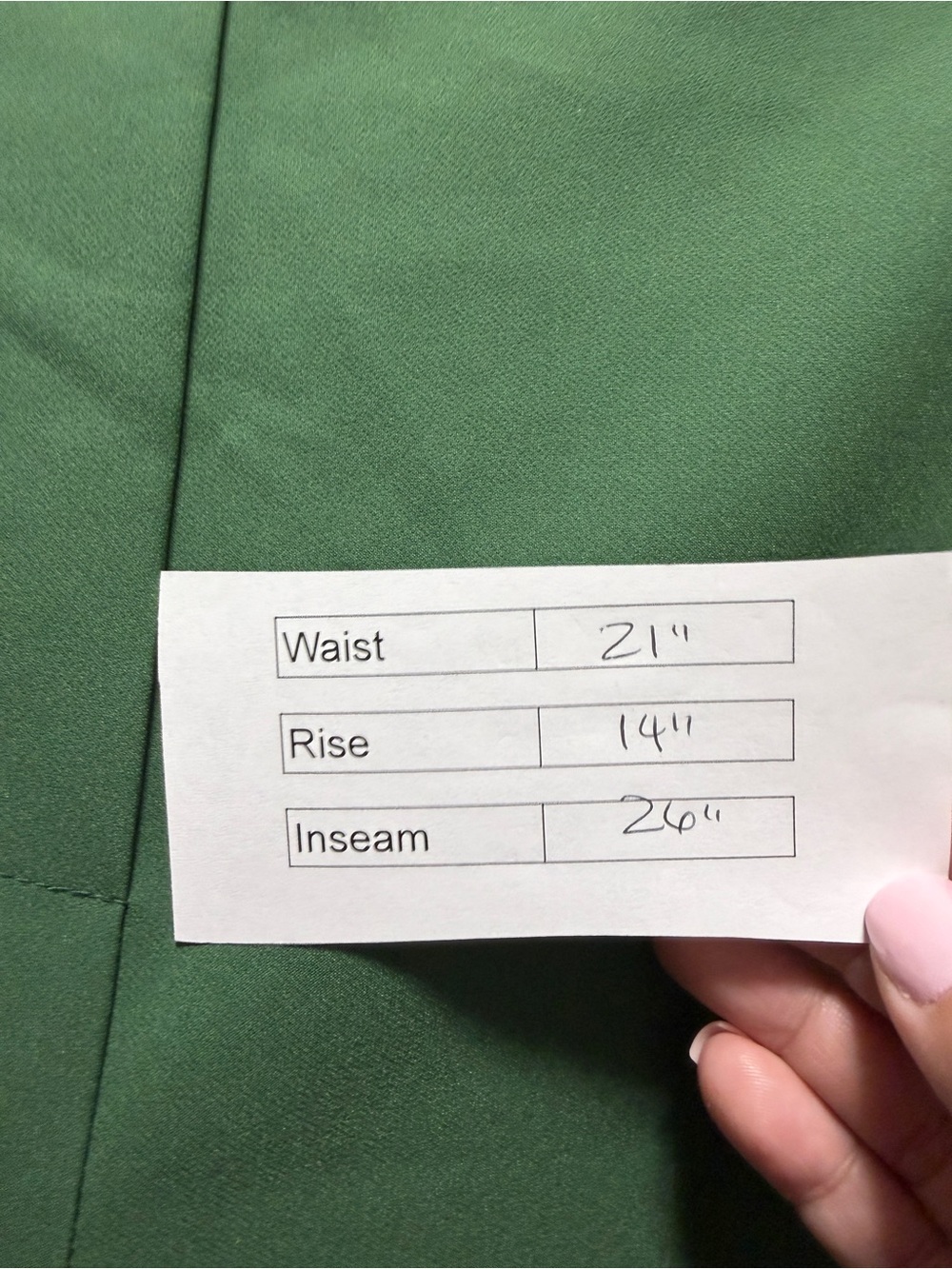 Jones New York Kick Flare Pants Green - Picture 10 of 10